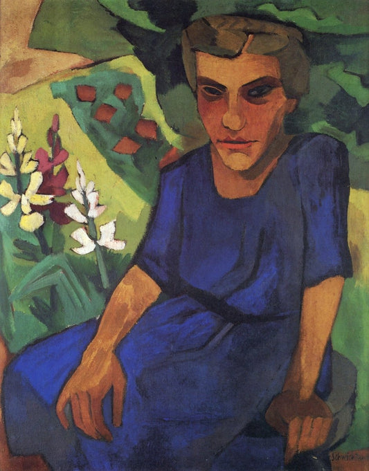 Martel Schwichtenberg (1896-1945) - Portrait of a woman | Dimensions 4698 x 6003 pixels