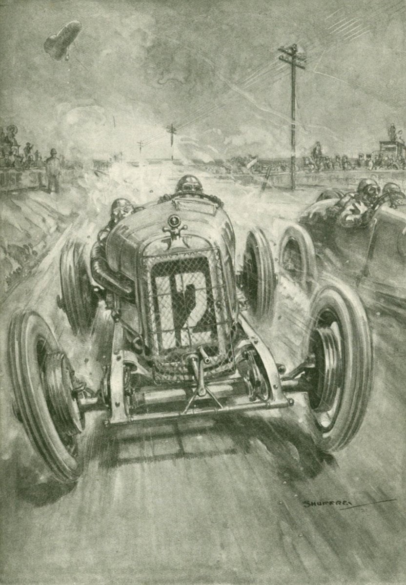 Reginald Allen Shuffrey - The Race | Dimensions 3048 x 4398 pixels