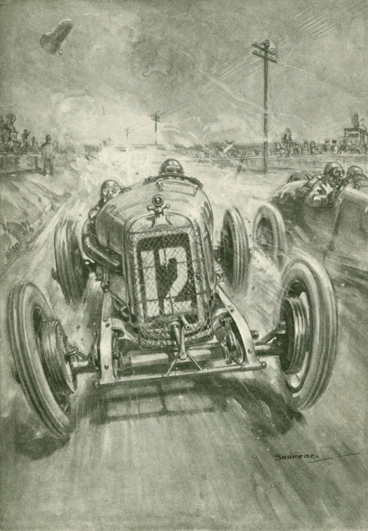 Reginald Allen Shuffrey - The Race | Dimensions 3048 x 4398 pixels