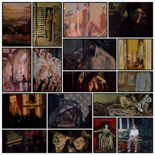 Walter Sickert Public Domain Images to Download | A snapshot of some of the images