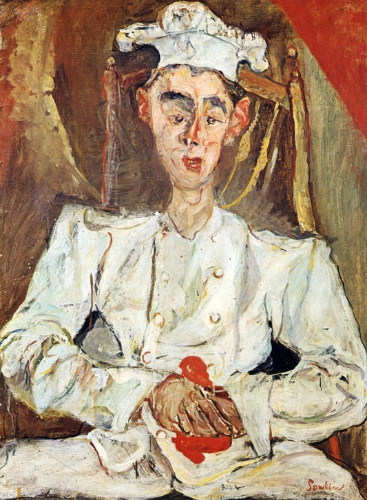Chaïm Soutine - The Little Pastry Chef 1923 | Dimensions 4320 x 5880 pixels