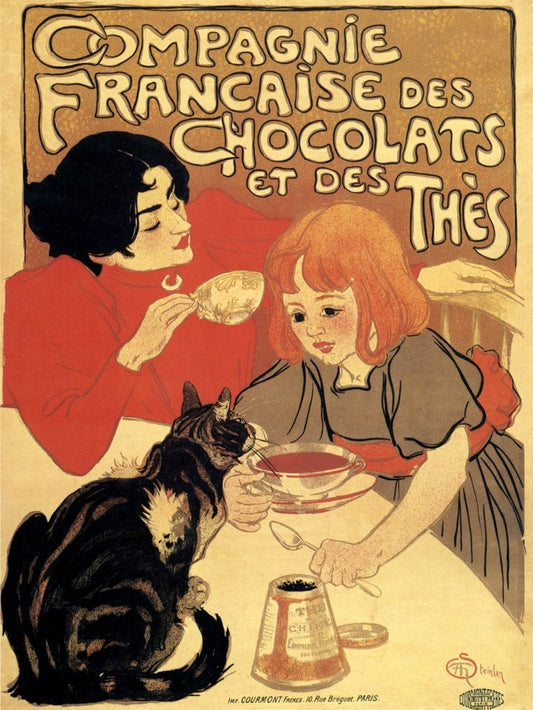 Théophile Steinlen - Compagnie Francaise des Chocolats | Dimensions 4744 x 6320 pixels