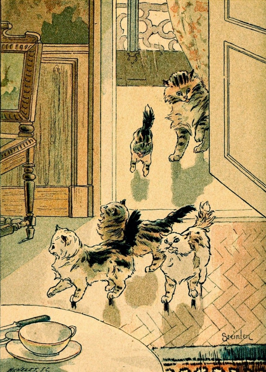 Folle journée 1900 - Théophile Steinlen - 6 images | Dimensions 1556 x 2180 pixels