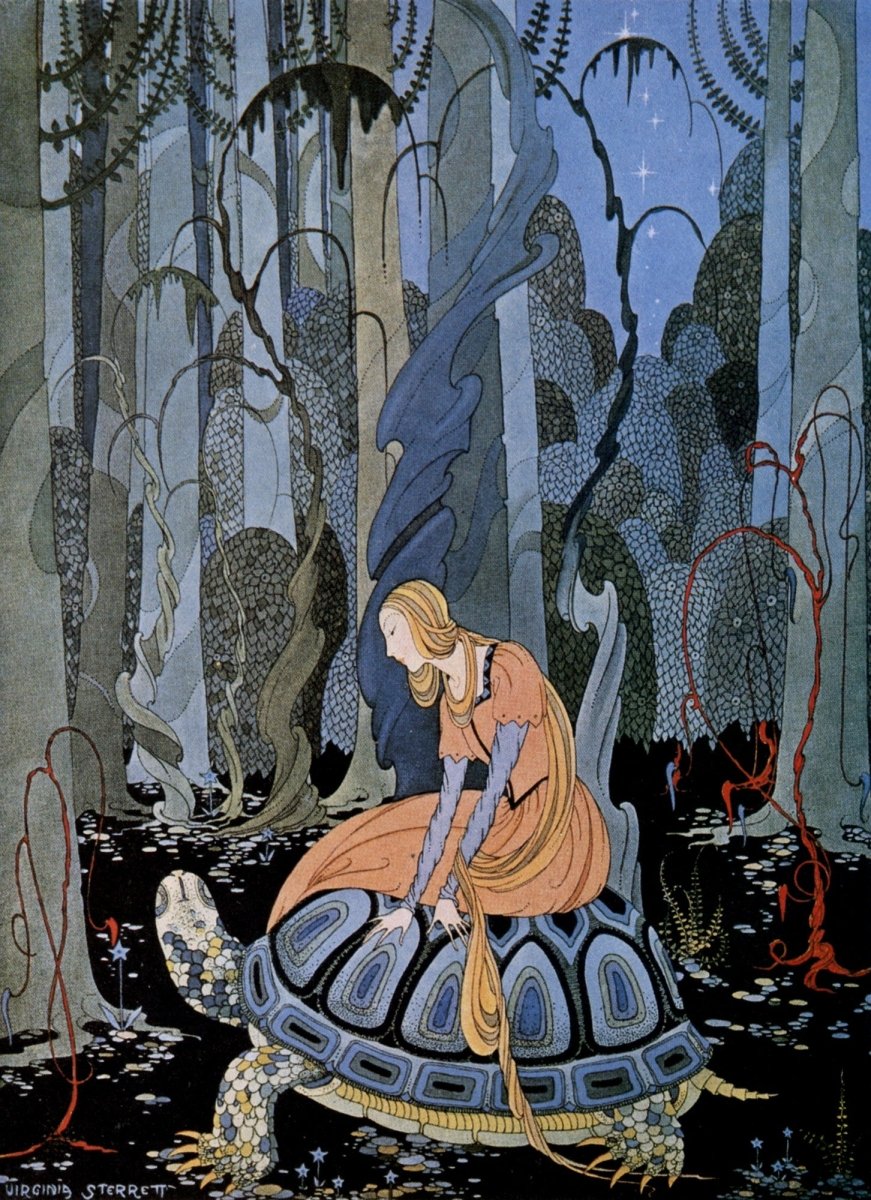 Old French Fairy Tales 1920 - Virginia Sterrett - 8 images | Dimensions 4032 x 5552 pixels