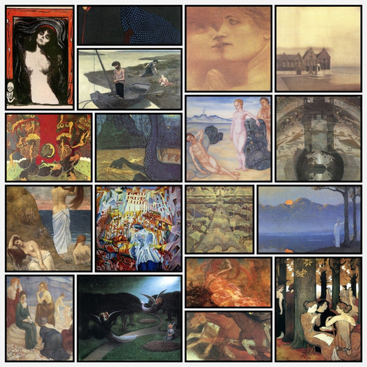 Symbolism Artwork in the Public Domain | A snapshot of some of the images