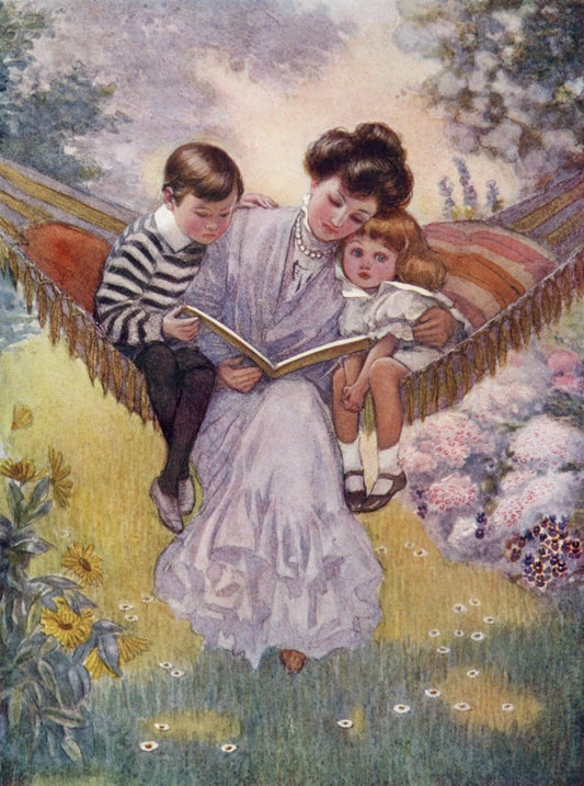 Sunday afternoon (from the Sunday Children's Annual 1911) | Dimensions 3276 x 4410 pixels