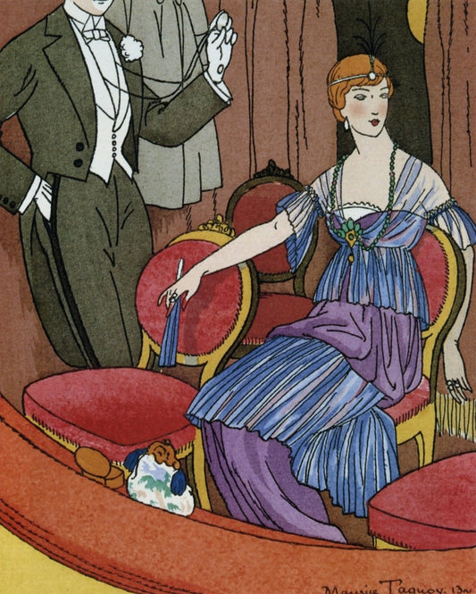 Maurice Taquoy (1878-1952) - L'Entr'acte 1913 | Dimensions 5100 x 6360 pixels