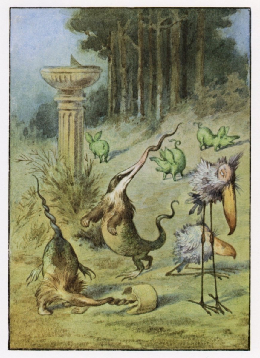 Alice Through the Looking Glass 1911 - Harry Theaker | Dimensions 2562 x 3535 pixels