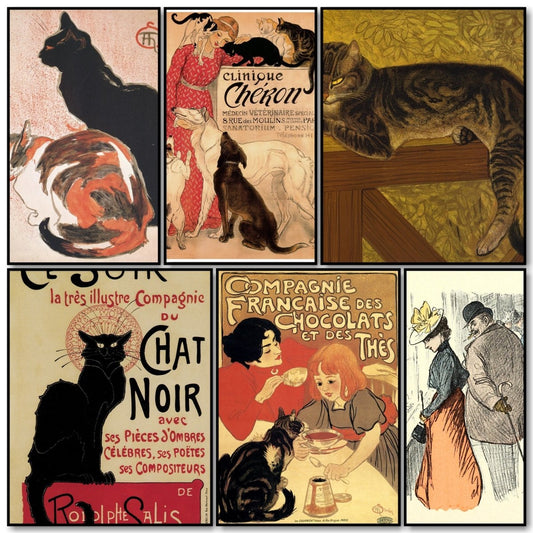 Théophile Steinlen Public Domain Images to Download | A snapshot of some of the images