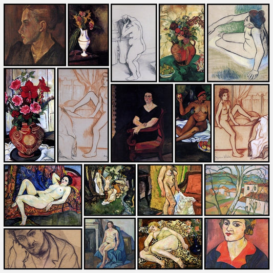 Suzanne Valadon Public Domain Images to Download | A snapshot of some of the images