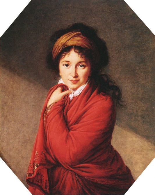 Élisabeth Vigée-Lebrun - Portrait of Countess Golovin | Dimensions 4410 x 5530 pixels