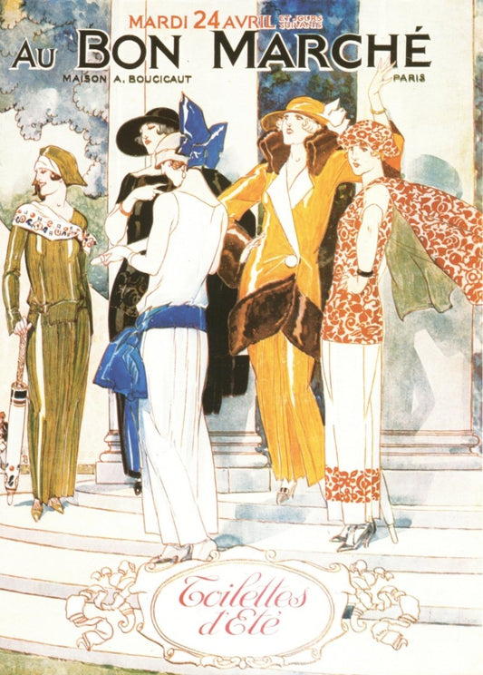 René Vincent - Toilettes d'été, Bon Marché Summer Cat 1923 | Dimensions 4304 x 6008 pixels