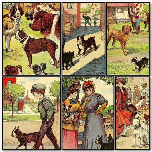 Dogs & Puppies 1908 - Hugo Von Hofsten - 8 images | A snapshot of some of the images
