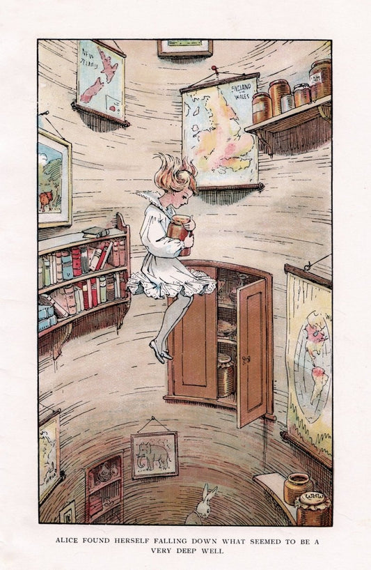 Alice's Adventures in Wonderland 1907 - William H. Walker | Dimensions 2508 x 3846 pixels