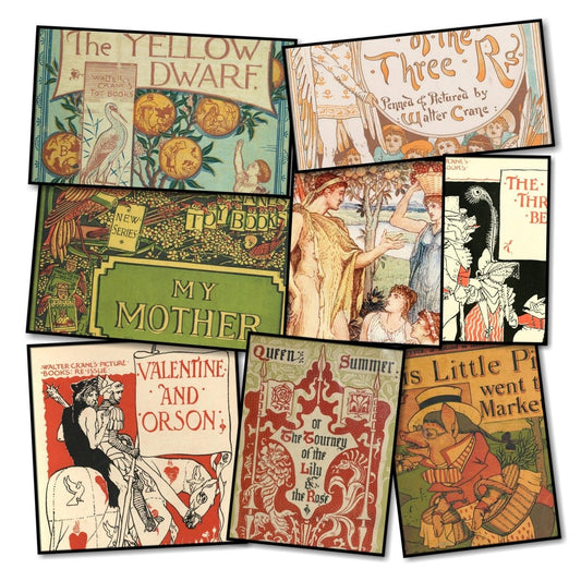 Walter Crane Public Domain Pictures to Download | Digital Download - 455 images