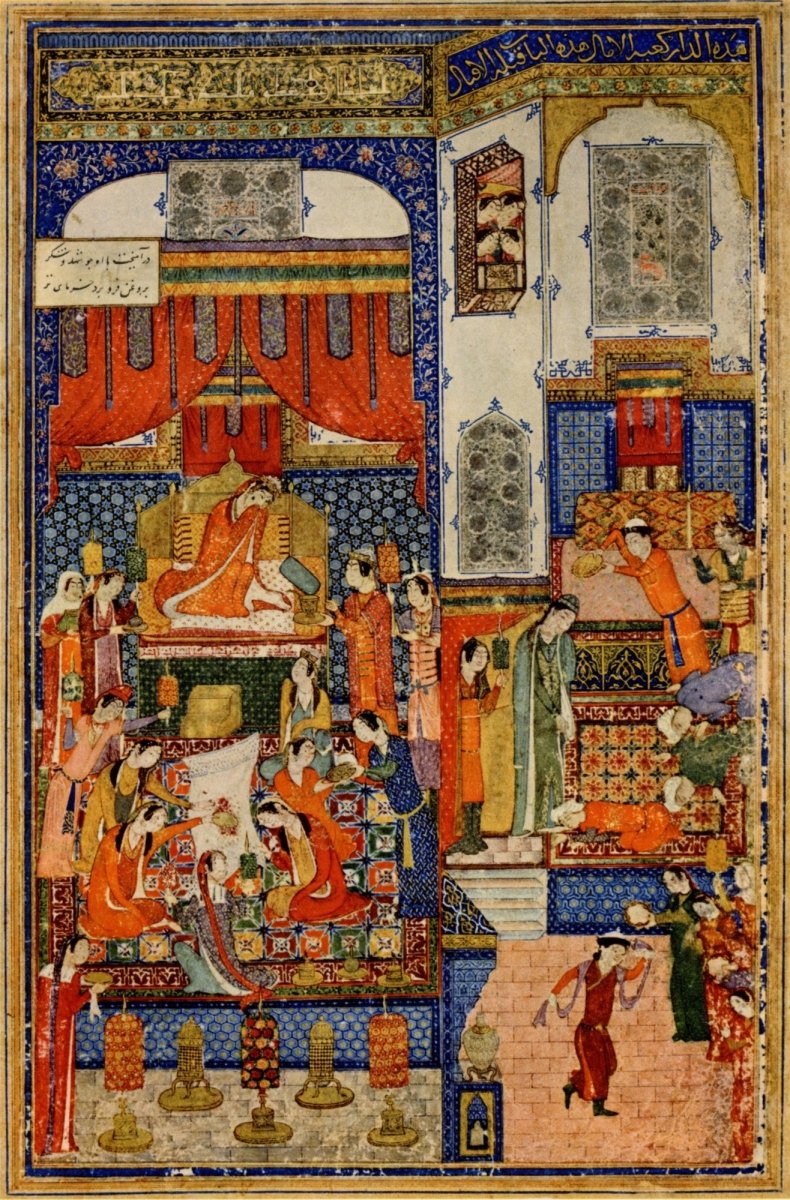 Persian Painting images from a 1947 book - 13 images | Dimensions 4669 x 7098 pixels
