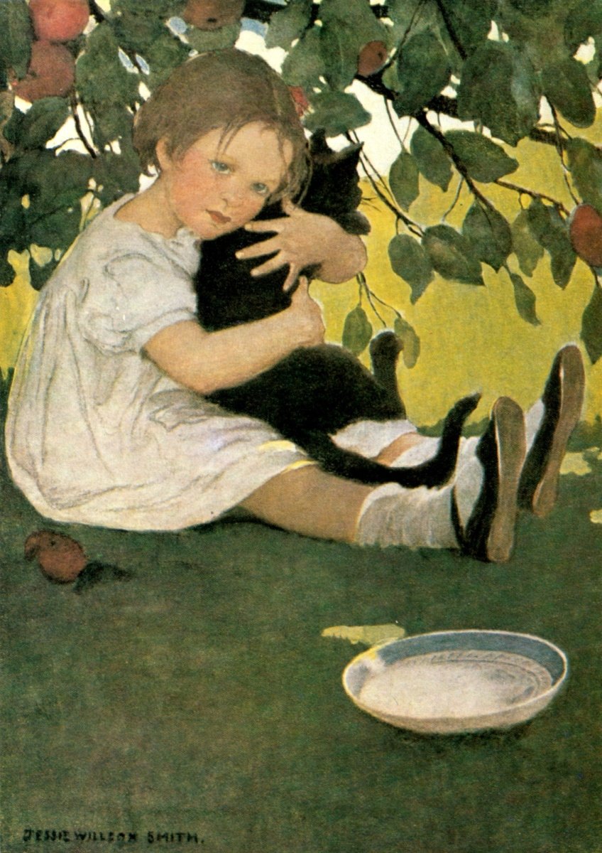 A Child's Book of Old Verses, 1910 - Jessie Willcox Smith | Dimensions 3017 x 4270 pixels