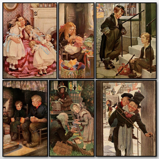 Dickens's Children 1912 - Jessie Willcox Smith - 10 images | A snapshot of some of the images