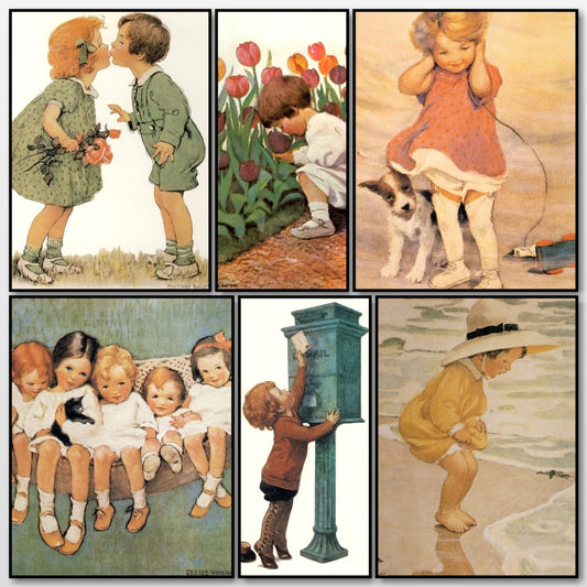 Good Housekeeping Artwork - Jessie Willcox Smith - 36 images | A snapshot of some of the images