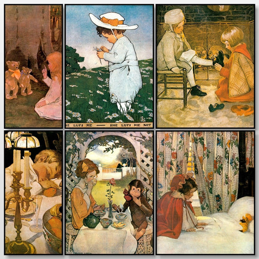 The Now-a-Days Fairy Book, 1911 - Jessie Willcox Smith | A snapshot of the images