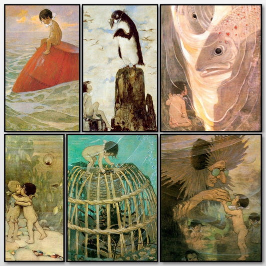 The Water-Babies, 1916 - Jessie Willcox Smith - 12 images | A snapshot of some of the images