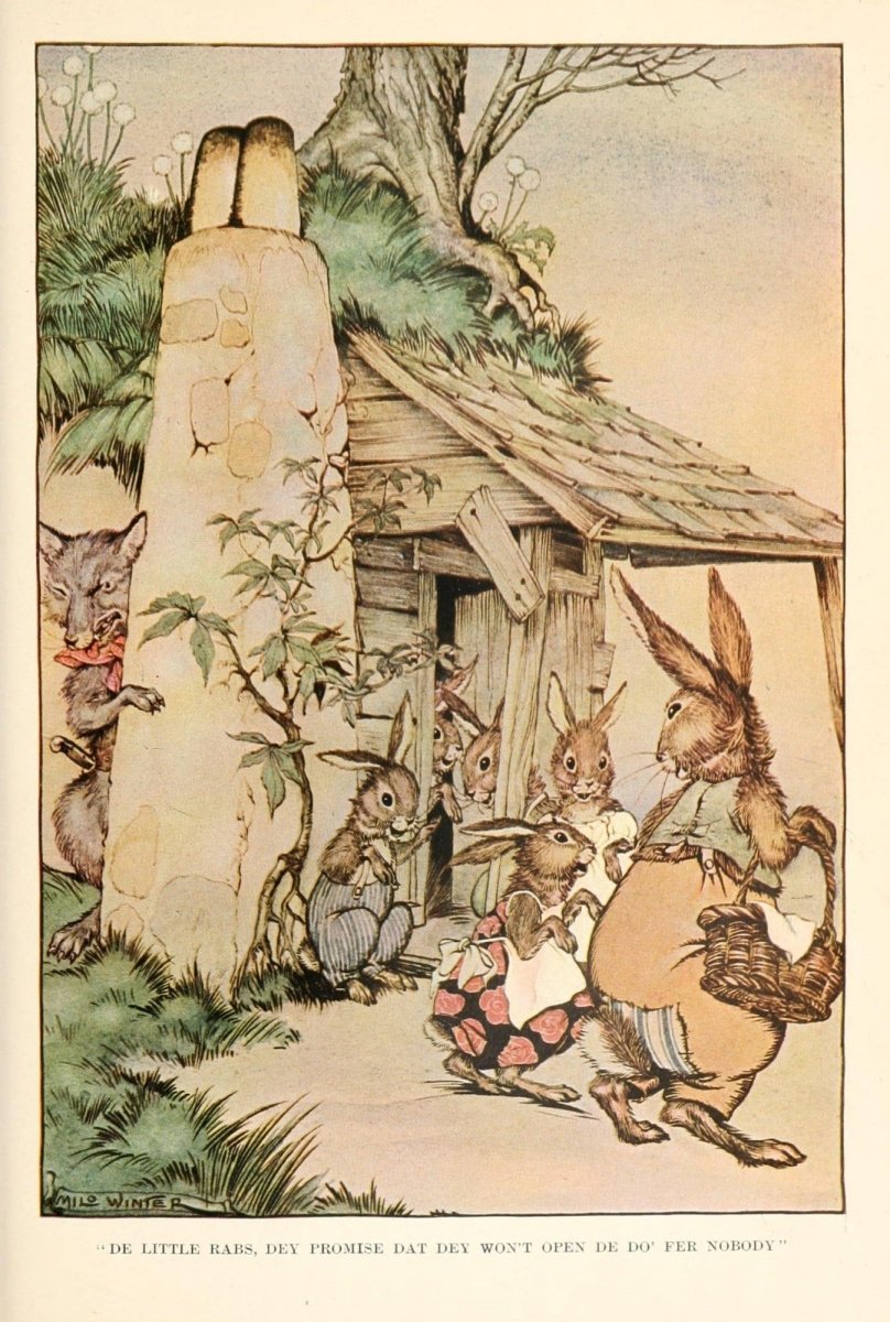 Nights with Uncle Remus 1917 - Milo Winter - 12 images | Dimensions 1652 x 2452 pixels