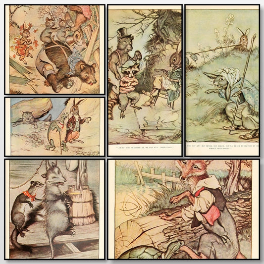 Nights with Uncle Remus 1917 - Milo Winter - 12 images | A snapshot of some of the images