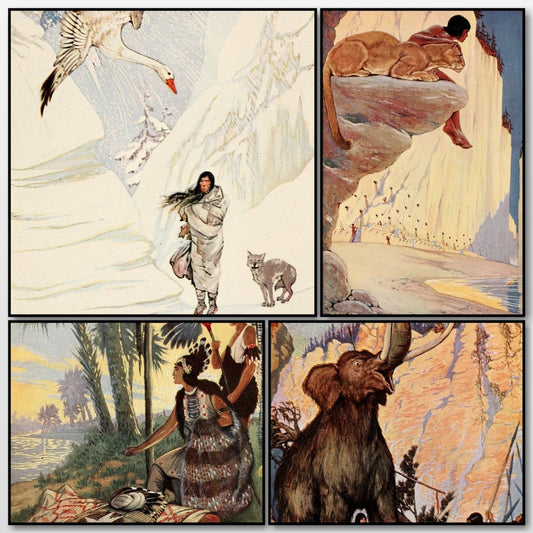 The Trail Book 1918 - Milo Winter - 4 images | A snapshot of the images