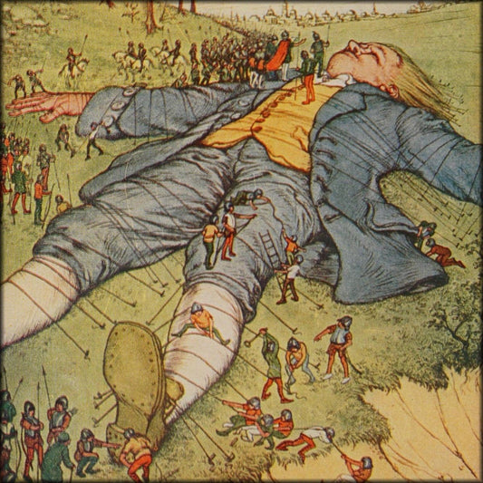 Milo Winter Public Domain Illustrations to Download | Gulliver's Travels (1912) - 10 images