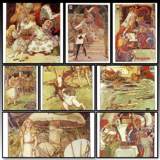 Alice's Adventures in Wonderland 1905 - Alice B. Woodward | A snapshot of the images