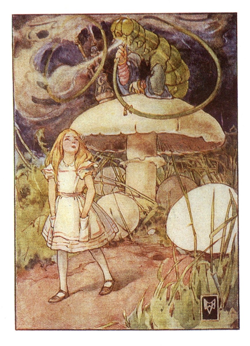 Alice's Adventures in Wonderland 1905 - Alice B. Woodward | Dimensions 2601 x 3591 pixels