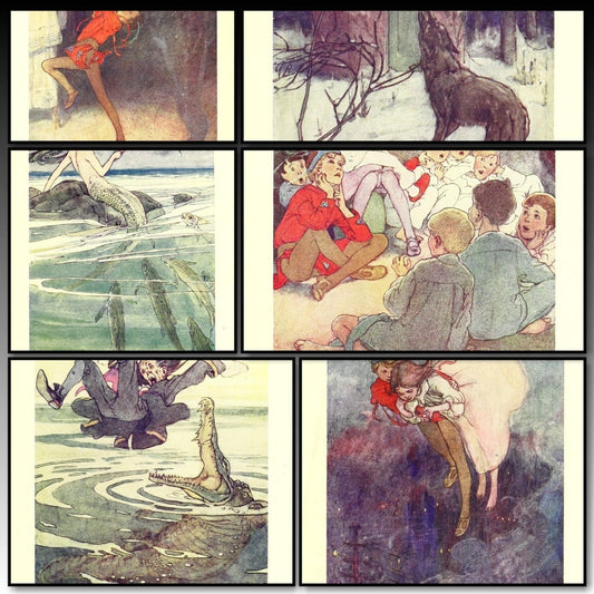The Peter Pan Picture Book 1907 - Alice B. Woodward | A snapshot of the images
