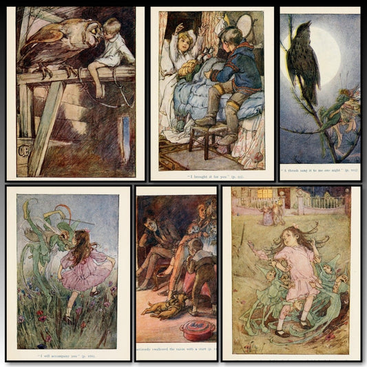 The Brownies 1910 - Alice B. Woodward - 8 images | A snapshot of some of the images