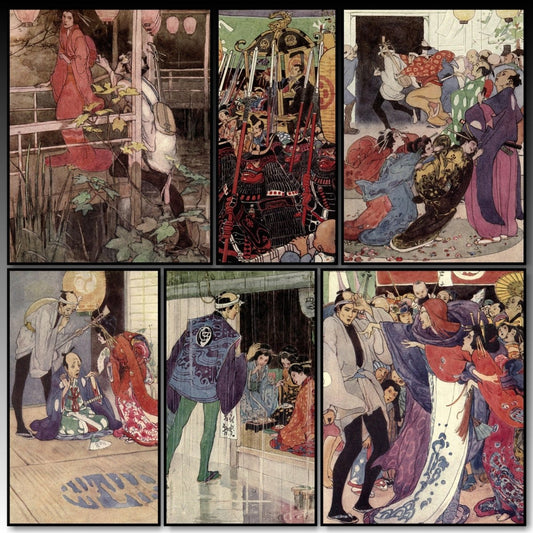 The Story of the Mikado 1921 - Alice B. Woodward - 6 images | A snapshot of the images