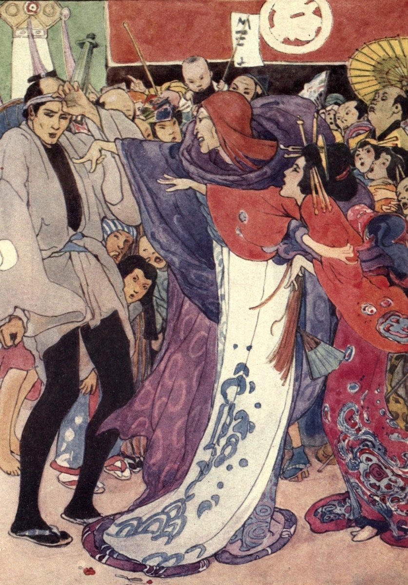 The Story of the Mikado 1921 - Alice B. Woodward - 6 images | Dimensions 2202 x 3156 pixels