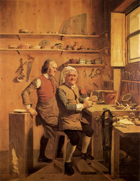 Johann Zoffany (1733-1810) - John Cuff 1772 | Dimensions 4744 x 6136 pixels