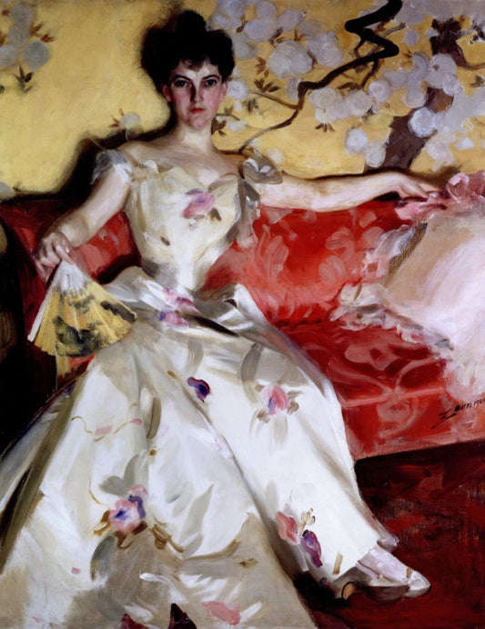 Anders Zorn (1860-1920) - Elizabeth Sherman Cameron 1900 | Dimensions 4608 x 5985 pixels