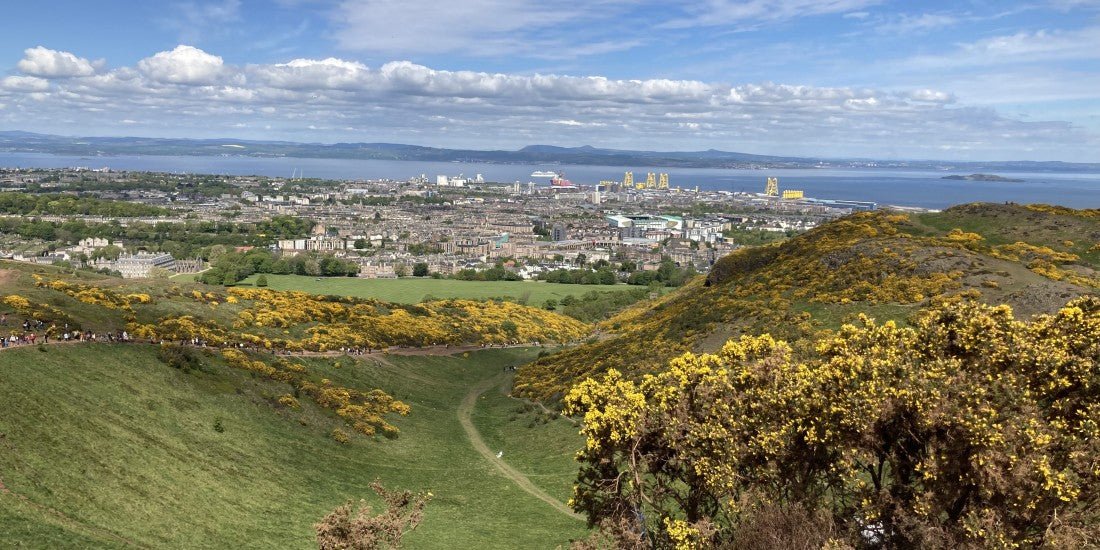 The View of the Firth of Forth from Arthur's Seat, Edinburgh