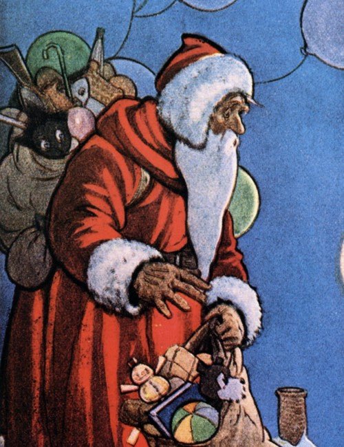 A picture of Santa by Harold Earnshaw