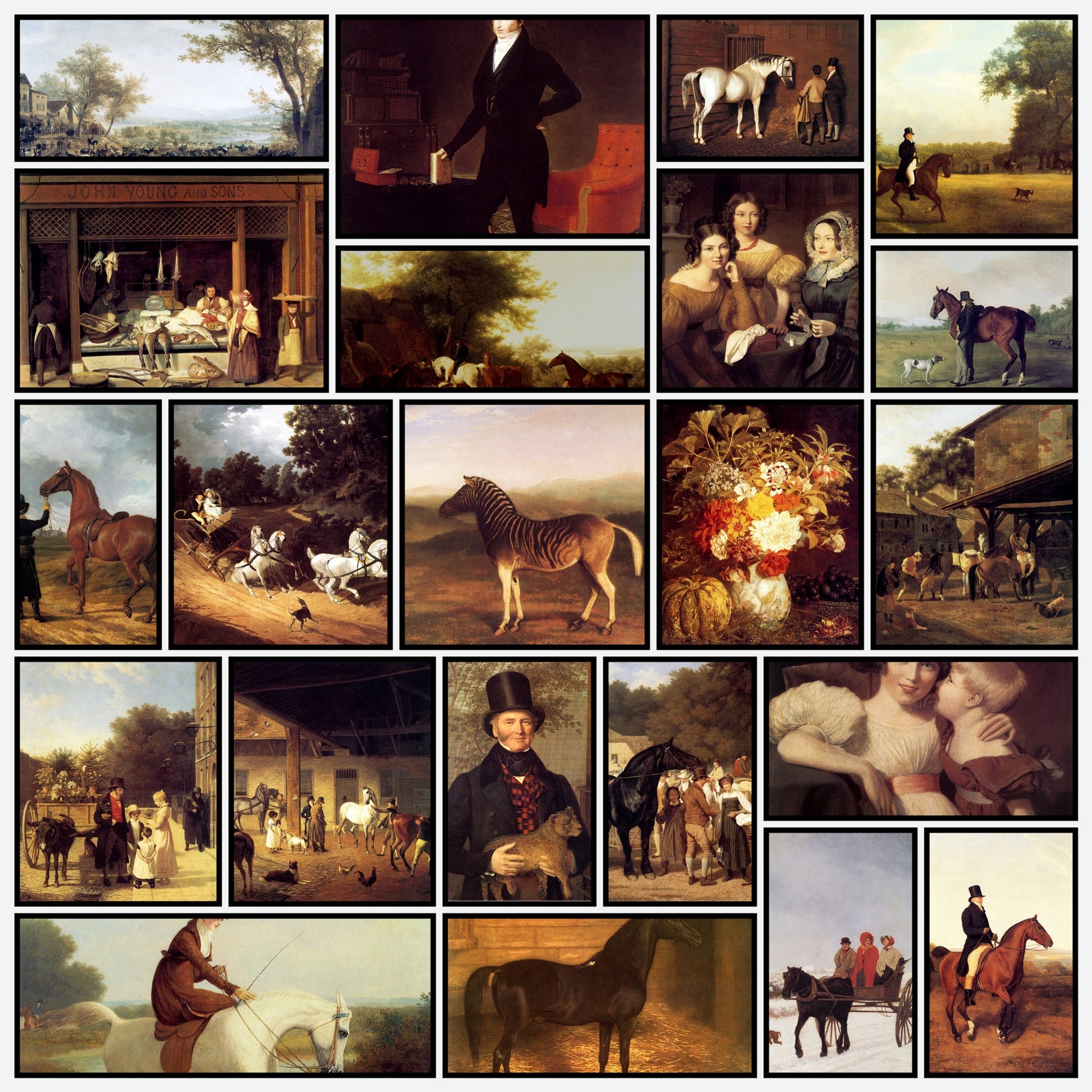 Jacques-Laurent Agasse 65 Public Domain Images to Download | A snapshot of some of the images