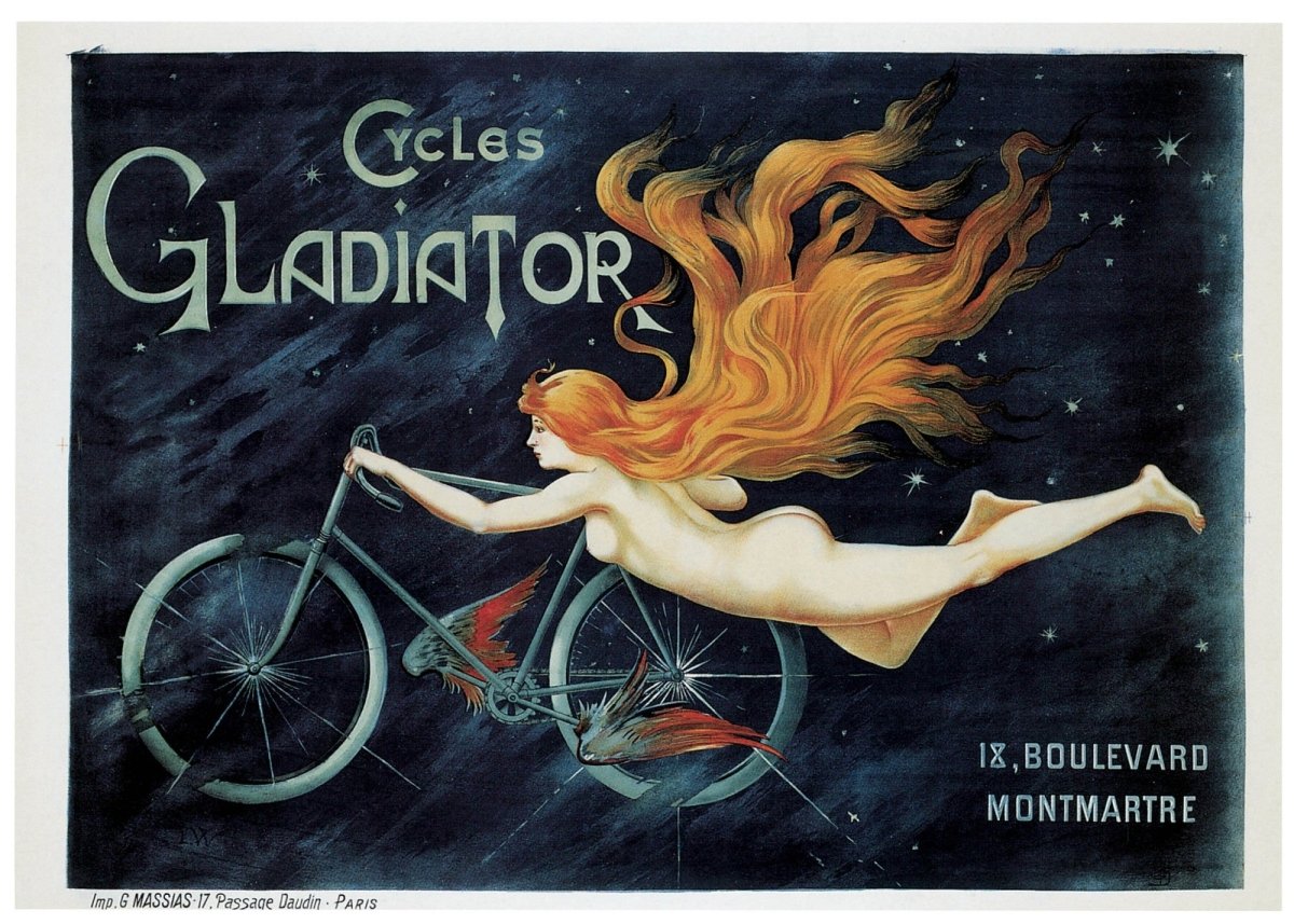 Affiche Cycles Gladiator - Tirages d’art et affiches de Affiche Cycles Gladiator - Tirages d’art et affiches de