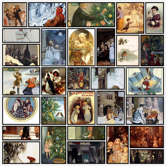 Christmas of Yesteryear - 102 High Resolution Images | A snapshot of some of the images