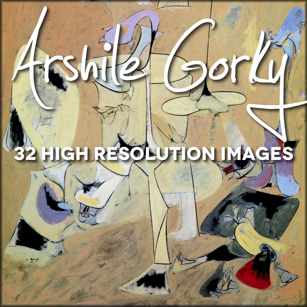 Arshile Gorky Public Domain Images | Digital Download - 32 images