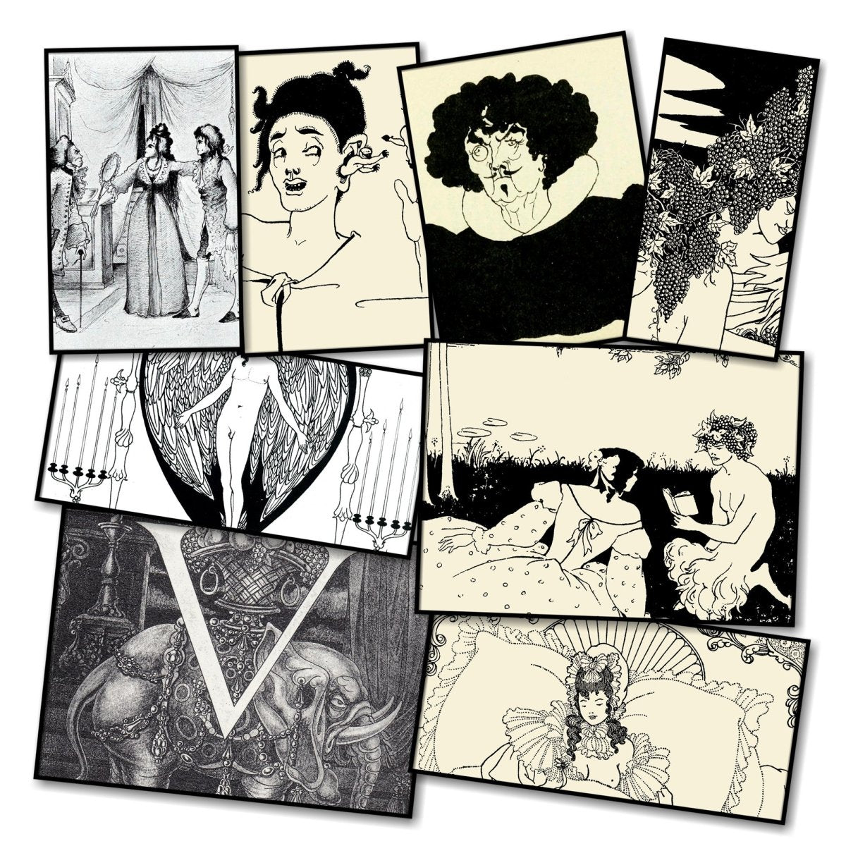 Aubrey Beardsley Public Domain Images to Download | Digital Download - 512 images