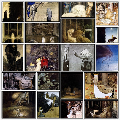 John Bauer Public Domain Images to Download | A snapshot of some of the images