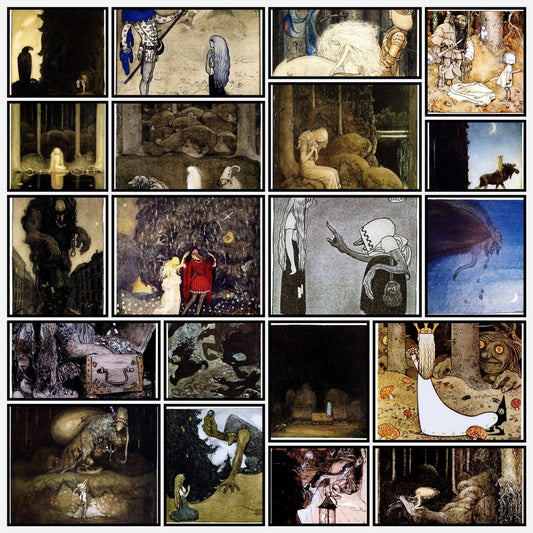 John Bauer Public Domain Images to Download | A snapshot of some of the images