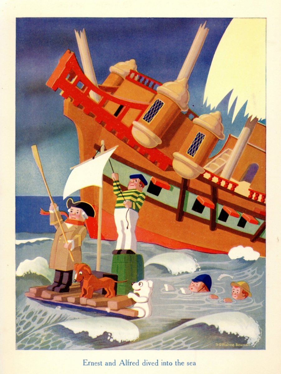 Sydney Hulme Beaman - Ernest & Alfred dived 1930s | Dimensions 3552 x 4728 pixels