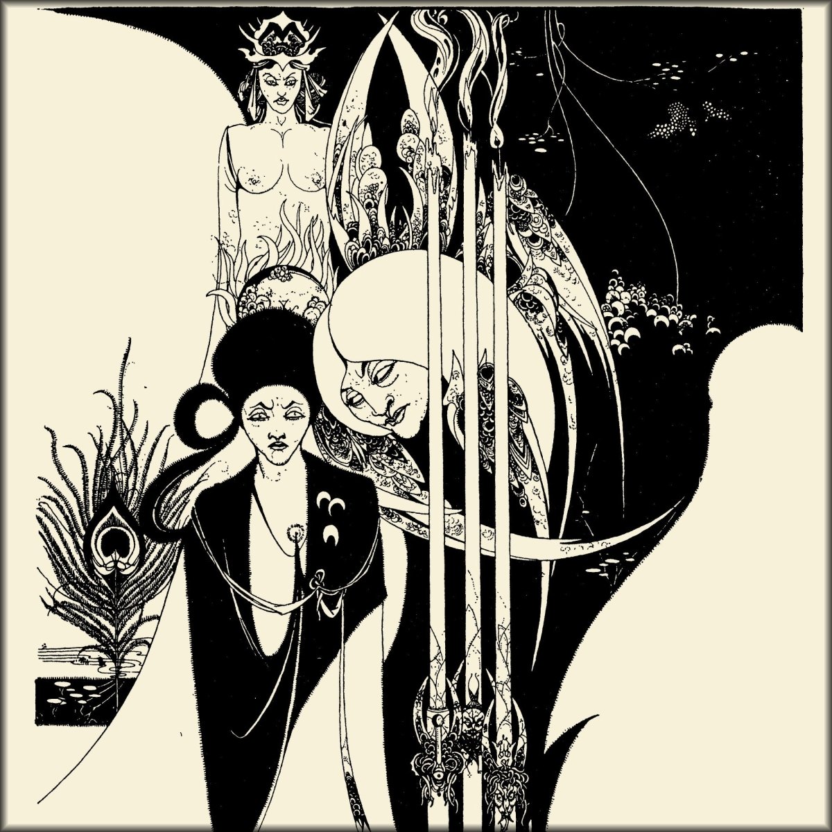 Aubrey Beardsley Public Domain Images to Download | The Art of Aubrey Beardsley (1918) - 15 images