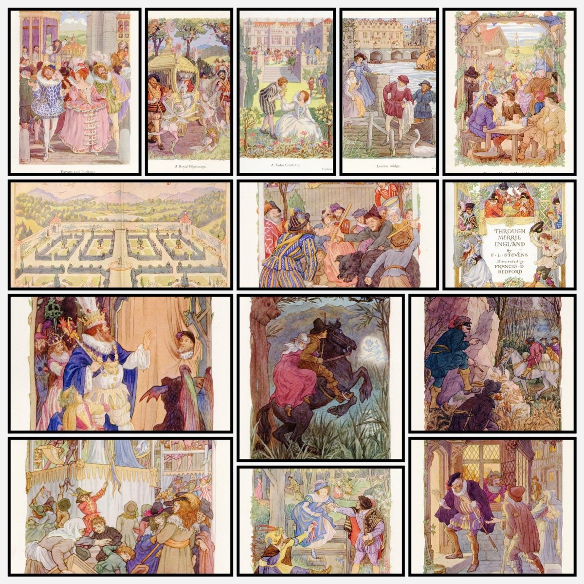 Through Merrie England 1928 - Francis D. Bedford - 14 images | A snapshot of the images