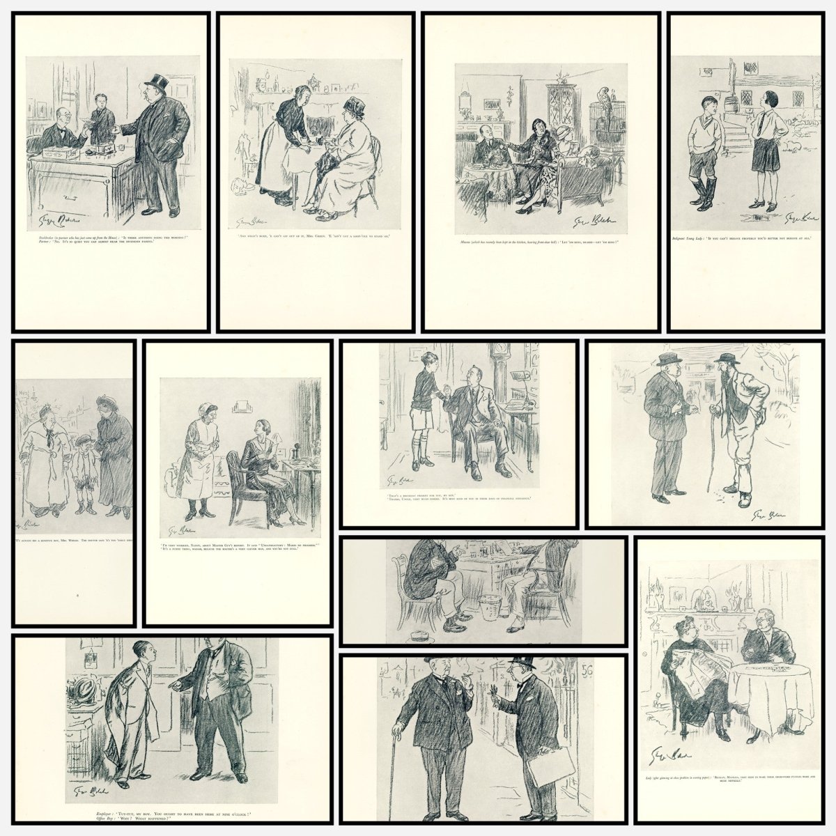 A snapshot of some of the images